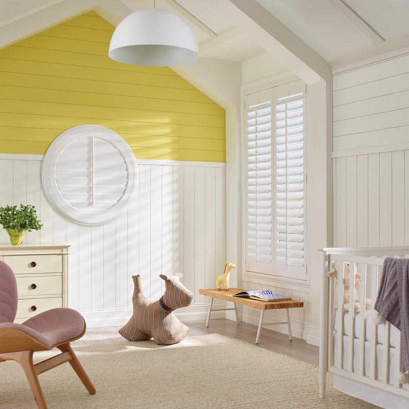 Heritance® Wood Shutters in nursery