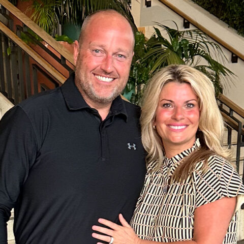 Ross & Korey smiling