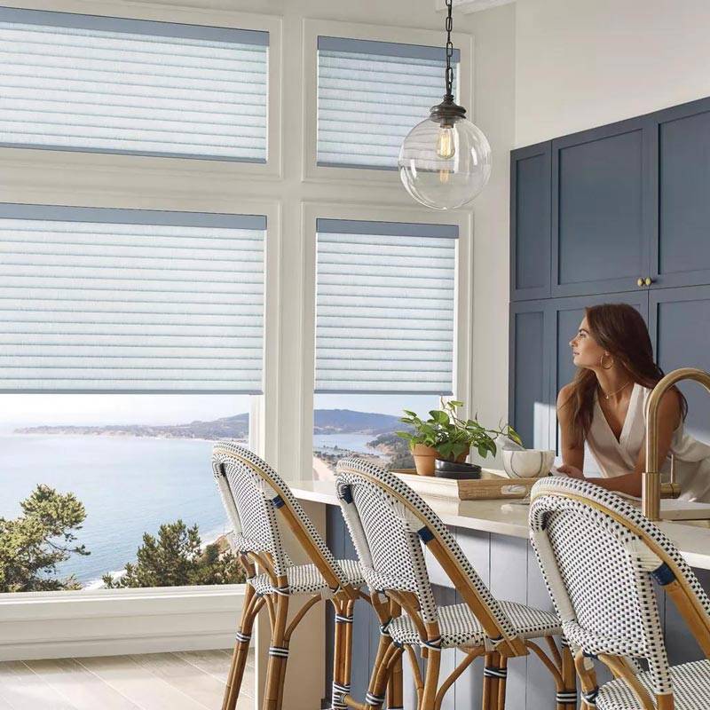 Sonnette roller shades provide sleek and functional window coverings in College Station.
